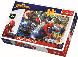 Puzzle Curajosul Spiderman Trefl 60 