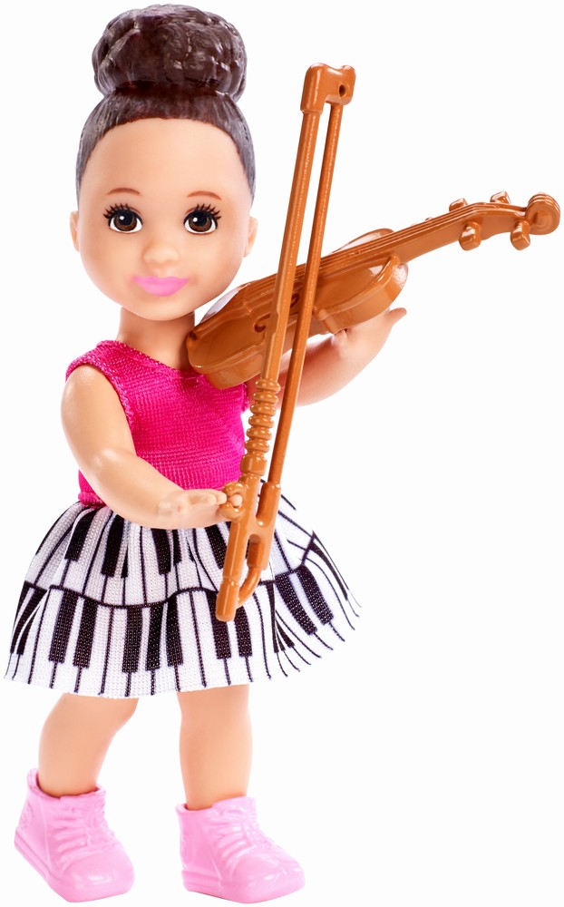 Barbie cariere set mobilier cu papusa profesoara de muzica