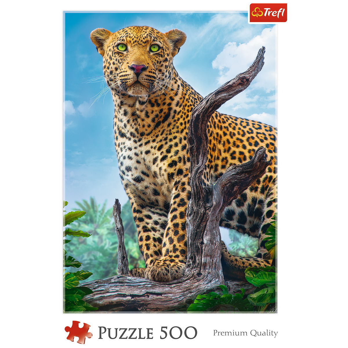 Puzzle Trefl 500 Leopard in savana