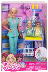 Barbie cariere set mobilier cu papusa doctor pediatru