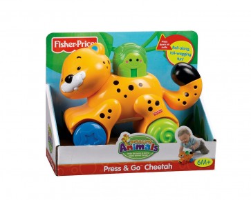 Fisher Price Jucarie Bebe Leopard Press and Go