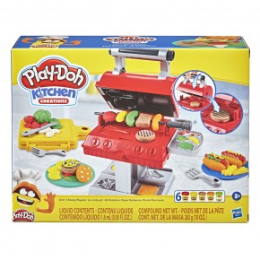 Play-Doh Set gratar cu forme si stampile