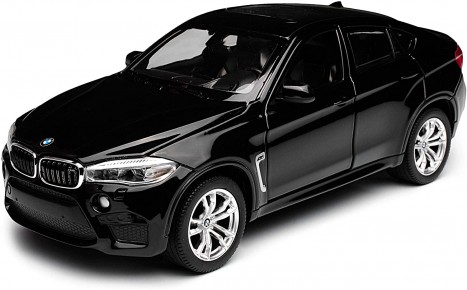 Masinuta metalica BMW X6M negru scara 1 la 24