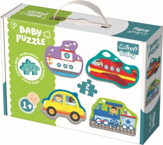 Puzzle Trefl Baby Clasic Vehicule pentru transport